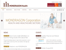 Tablet Screenshot of mondragon-health.com